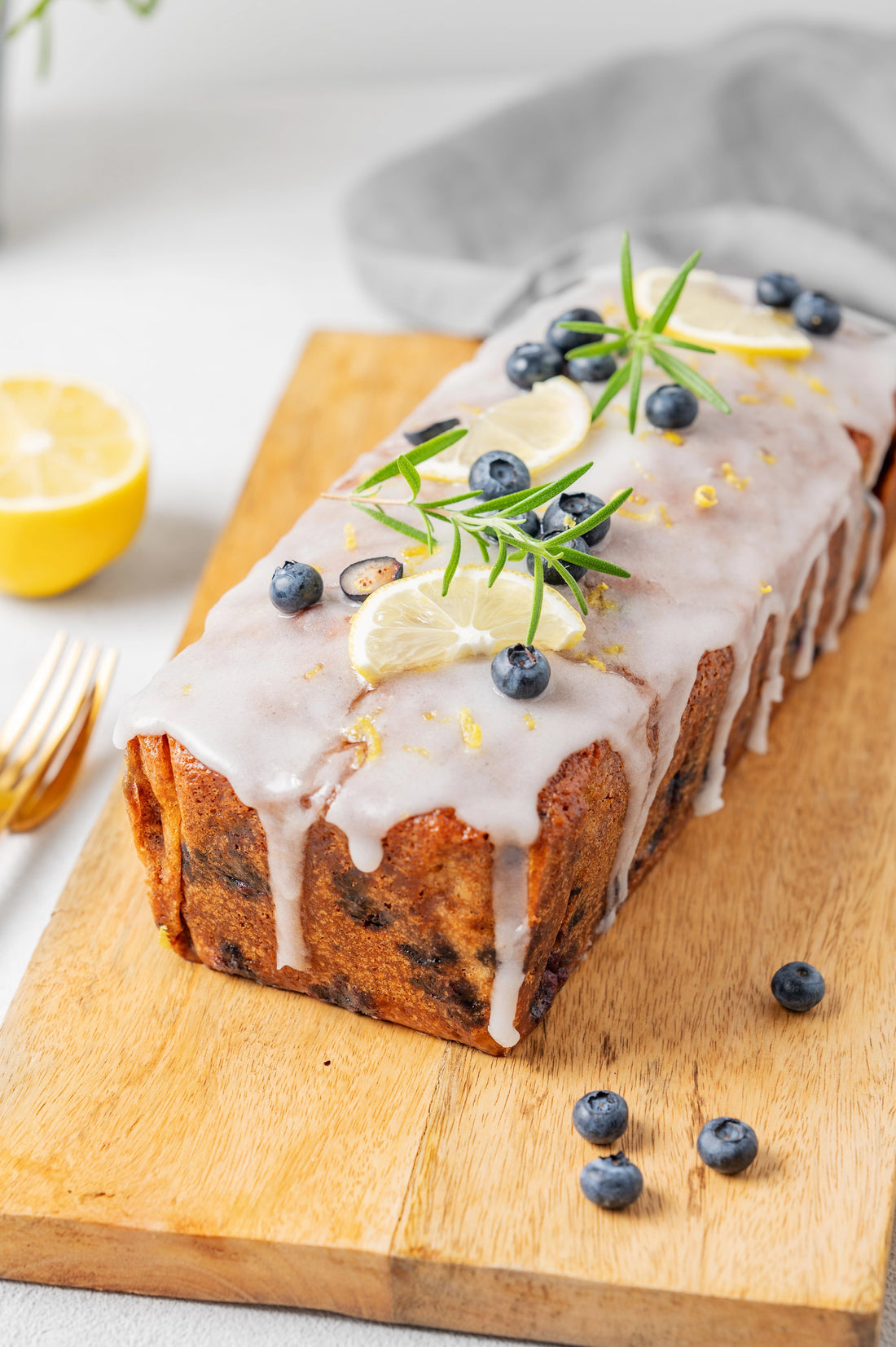 Super Fluffy, Pregnancy-Friendly Lemon-Blueberry Loaf
