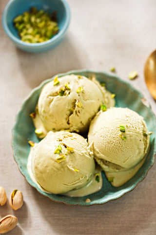 Creamy, High Potassium Pistachio Banana Nice Cream for First Trimester (Great for Pregnancy Cravings!!)