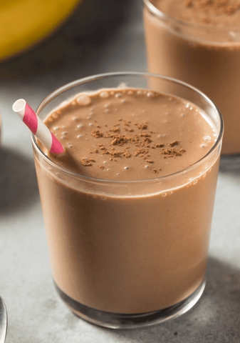 Dairy-Free Chocolate Banana Smoothie for First Trimester Nausea