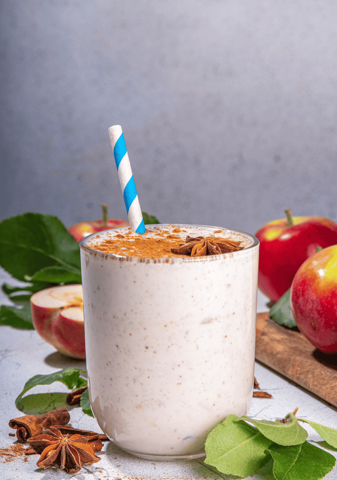 Dairy-Free Apple Pie Smoothie for First Trimester Cravings