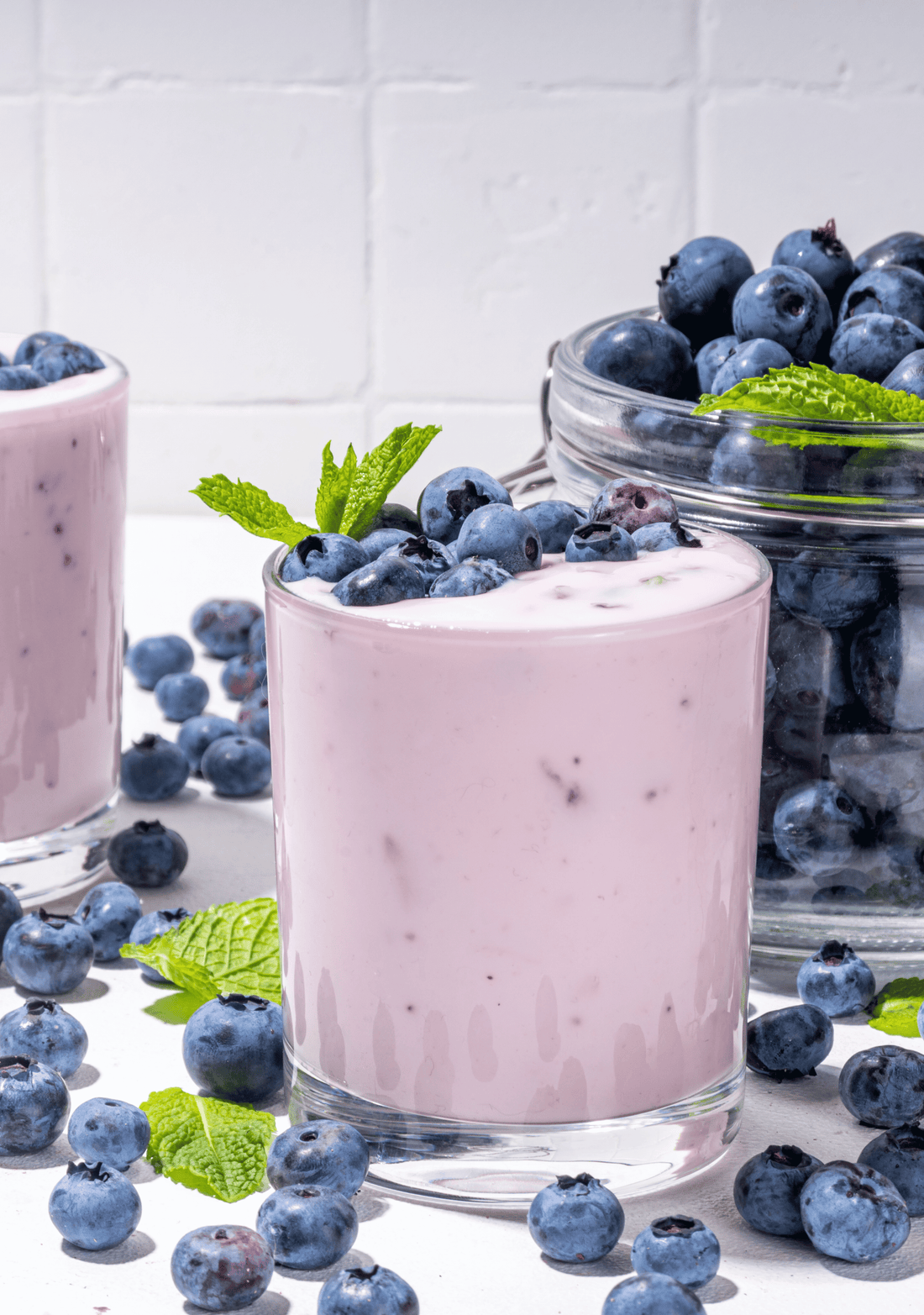 Dairy-Free Blueberry Banana Smoothie for First Trimester Nausea