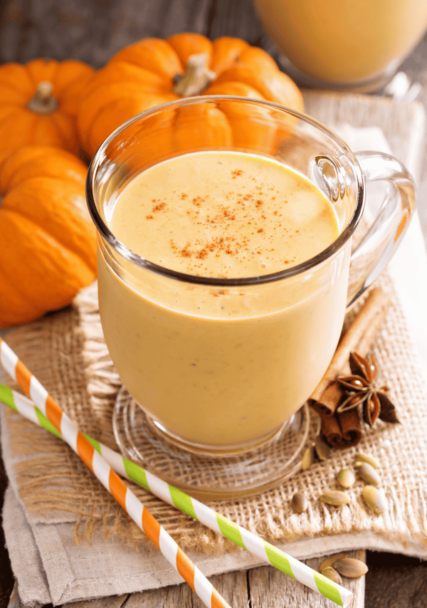 Dairy-Free Pumpkin Pie Smoothie for First Trimester Cravings