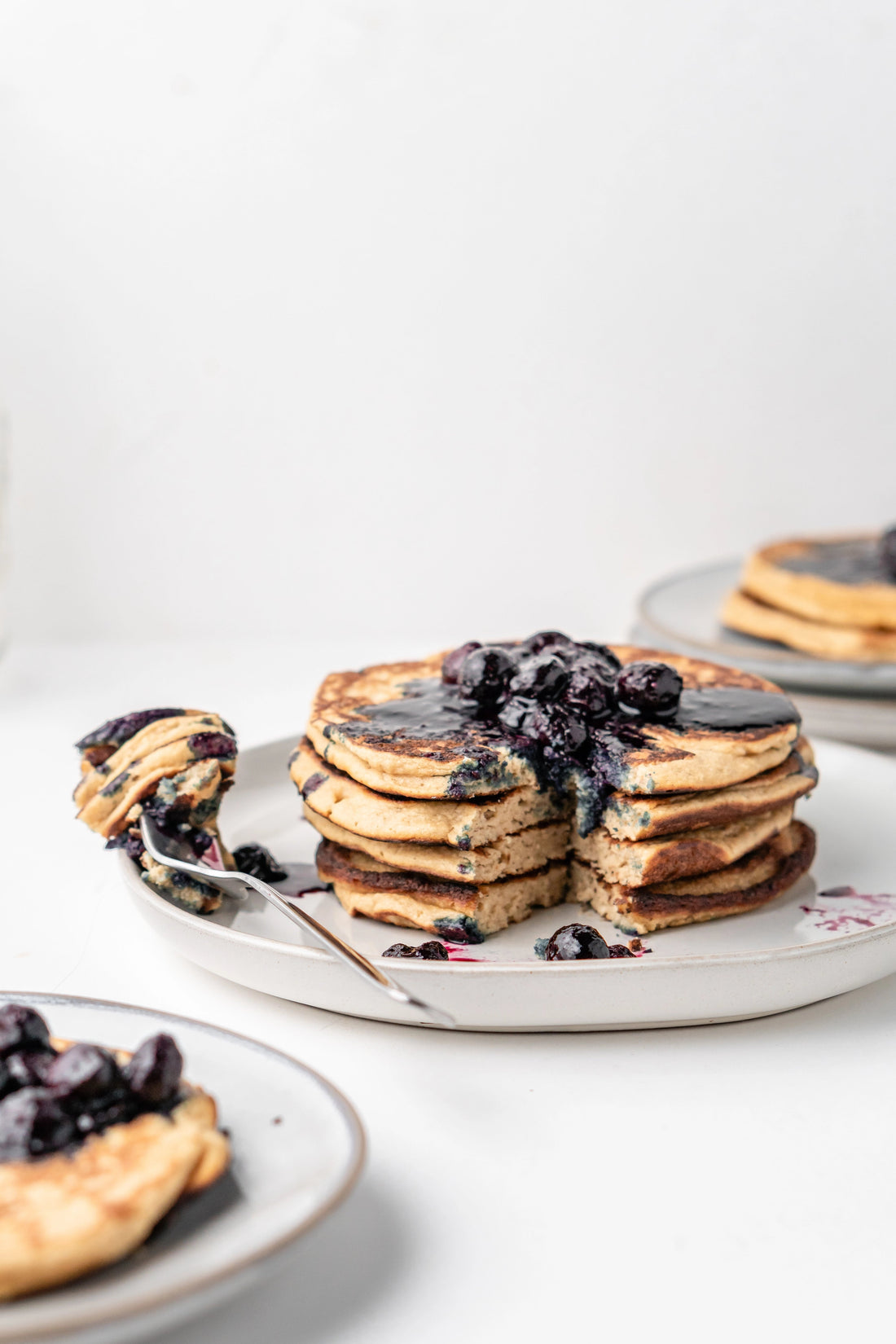 Antioxidant-Rich, Blueberry Cottage Cheese Pancakes for Pregnancy (Ultra Fluffy!!)
