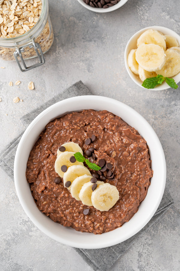 Morning Sickness Chocolate Overnight Oats for First Trimester (Tastes Like Brownies!!)