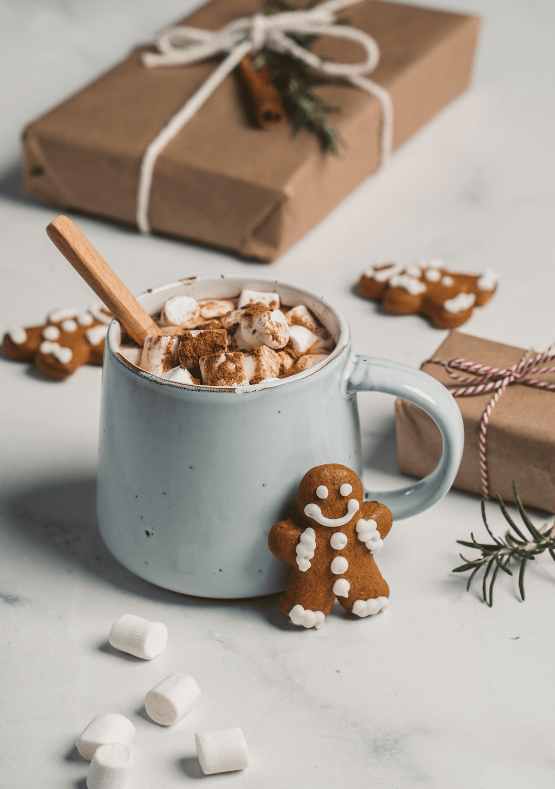 Dairy-Free Gingerbread Hot Chocolate for First Trimester Cravings