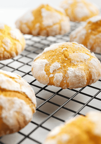 Dairy-Free Lemon Crinkle Cookies for First Trimester Cravings