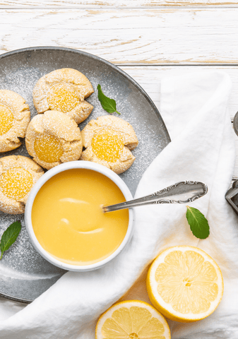 Dairy-Free Lemon Thumbprint Cookies for First Trimester Cravings