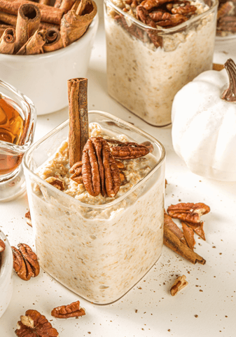 Maple Cinnamon Overnight Oats for First Trimester Cravings
