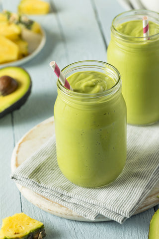 Morning Sickness Pineapple Avocado Smoothie (Great for Bloating-Relief Too!!)