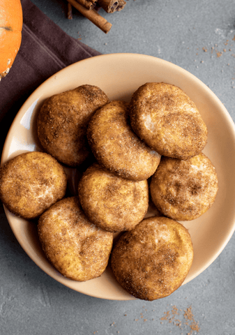 Dairy-Free Pumpkin Spice Snickerdoodle Cookies for First Trimester