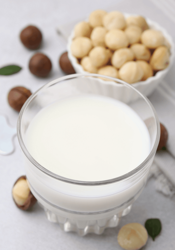 Quick-Soak Macadamia Nut Milk for First Trimester Constipation