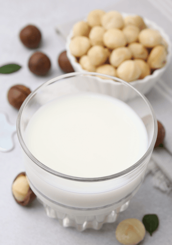 Quick-Soak Macadamia Nut Milk for First Trimester Constipation