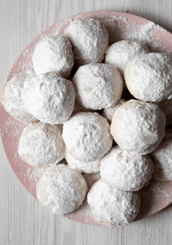 Dairy-Free Snowball Cookies for First Trimester Cravings