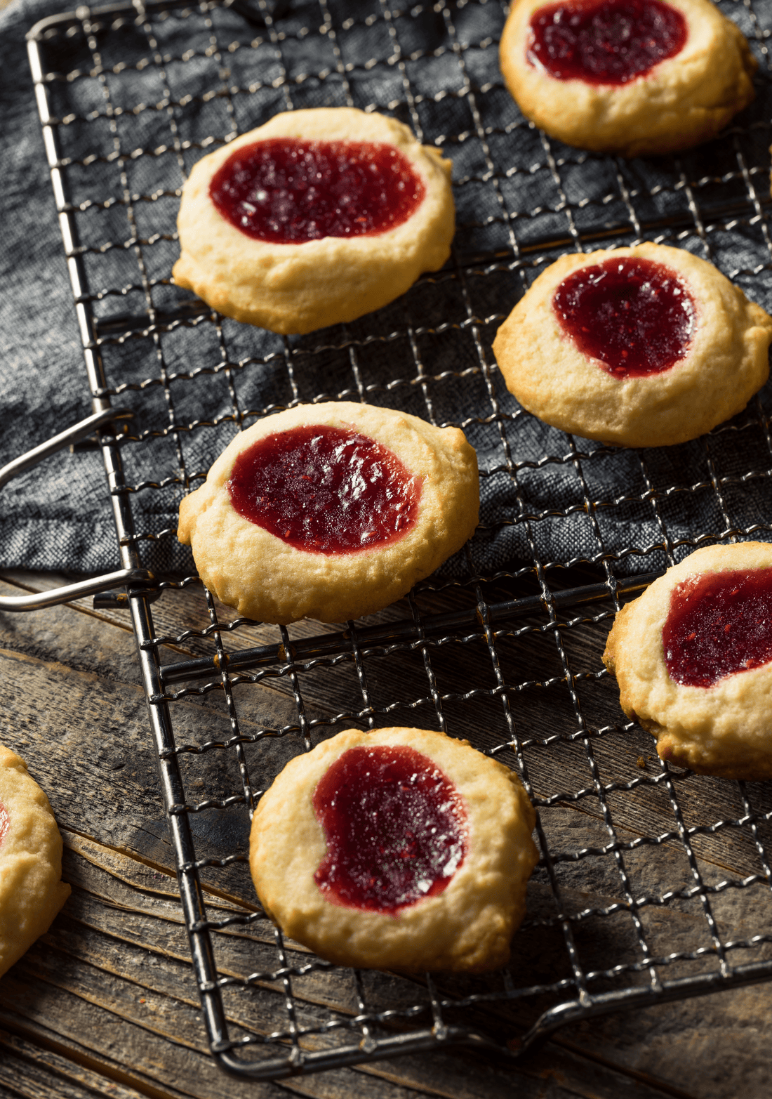 Dairy-Free Strawberry Thumbprint Cookies for First Trimester Cravings