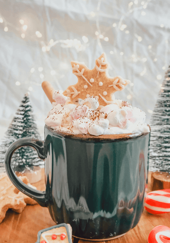 Dairy-Free Sugar Cookie Hot Chocolate for First Trimester Cravings