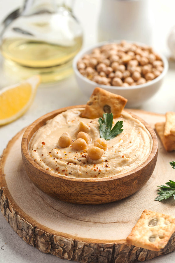 Tahini-Free Homemade Hummus for First Trimester (High Protein!!)