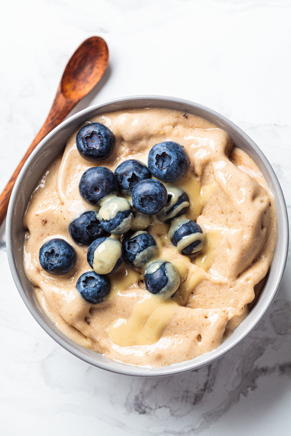 Creamy, High Potassium Banana Nice Cream for Pregnancy Cravings (Great for First Trimester!!)