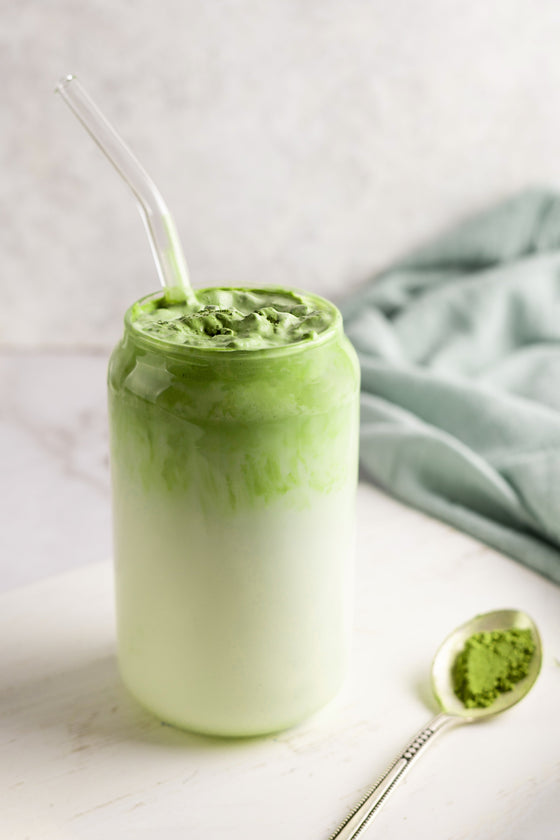 Pregnancy-Friendly Antioxidant-Rich Dalgona Matcha Latte for First Trimester (Helps Combat Fatigue!!)