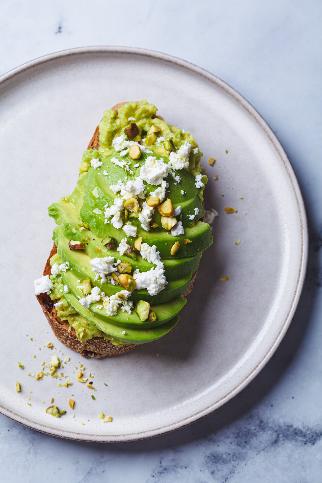 First Trimester, High Fiber Avocado Toast (Great for Morning Sickness Too!!)