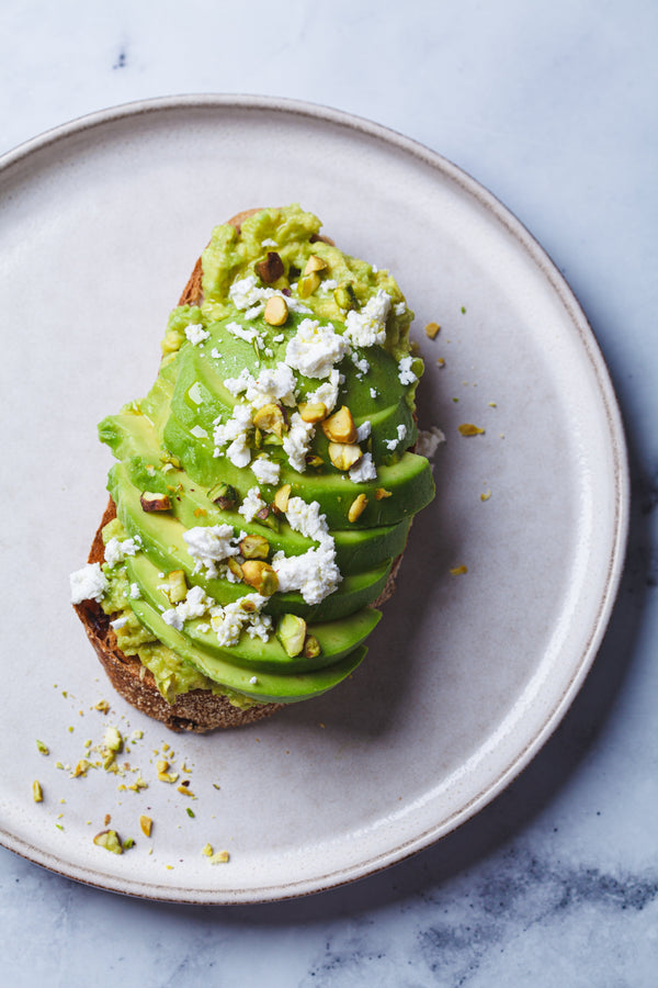 High-Fiber Avocado Toast for First Trimester Morning Sickness
