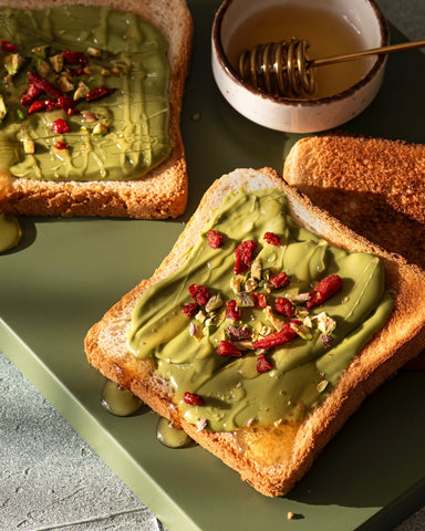 Morning Sickness Pistachio Butter Toast for First Trimester (Great for Low-Smell Days!!)